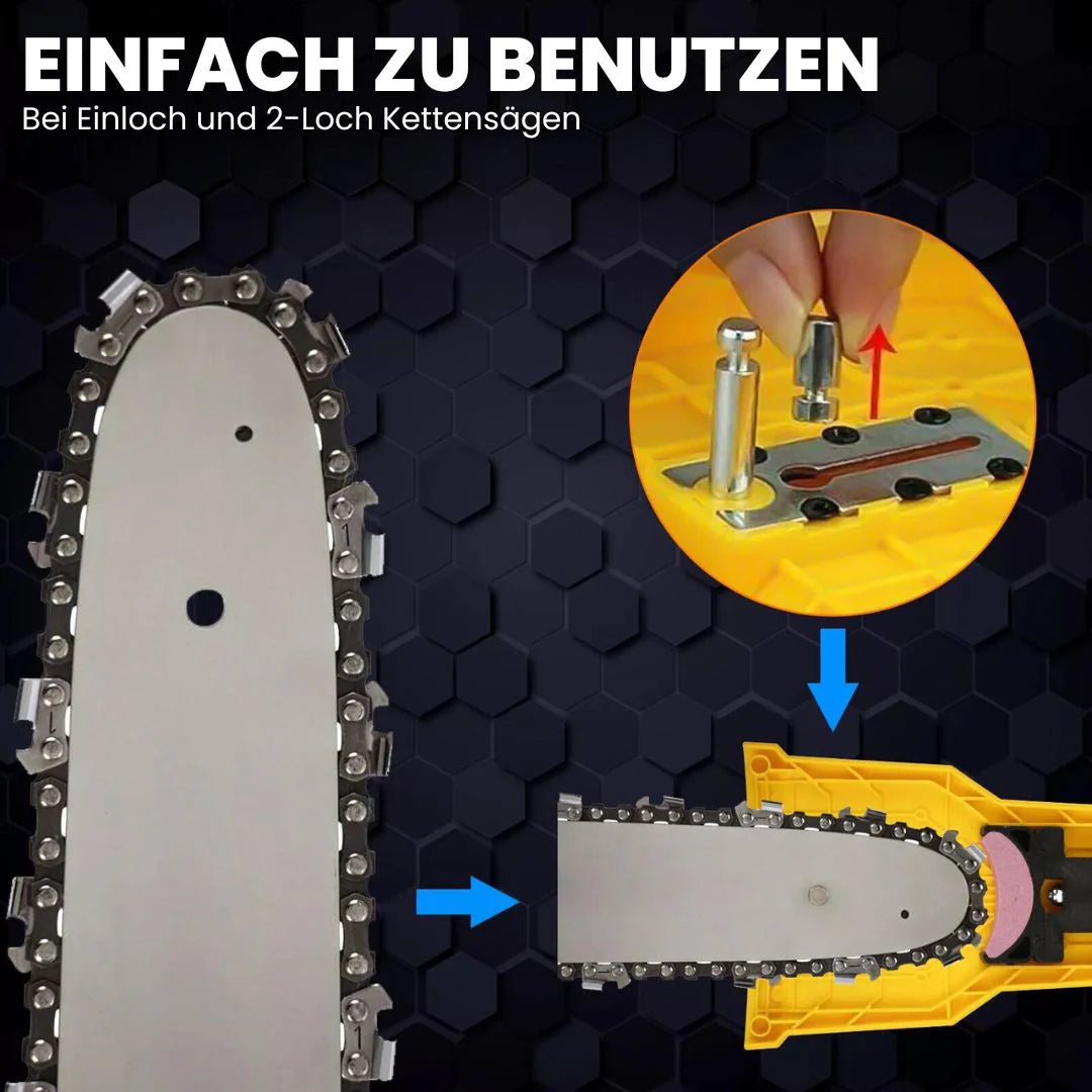 🛠️ Brúska na motorové píly – rýchla, bezpečná a univerzálne pre všetky typy reťazí! 🛠️
