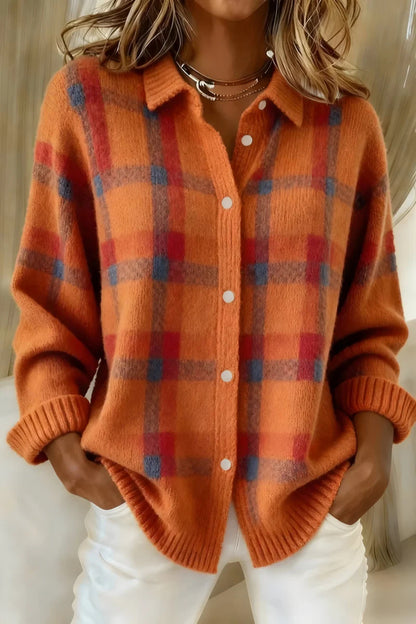 👚 Dámska Kockovaná Košeľa – Teplo + Štýl Pre Každý Deň! 🧶