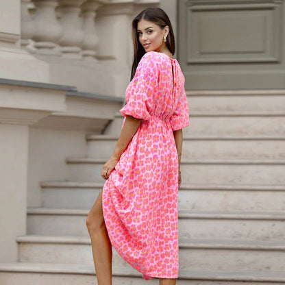 👗Šaty s výstrihom do V vo väčších veľkostiach
