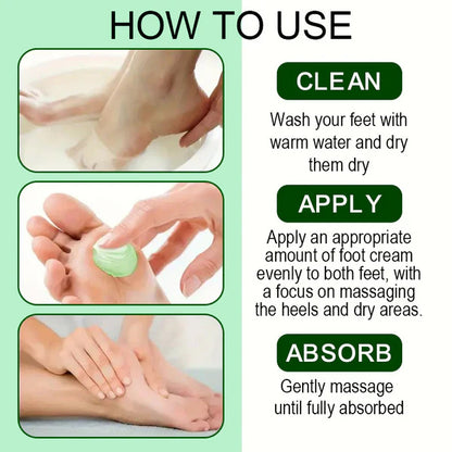 🦶 Upokojujúci krém na nohy s aloe vera a olejom z čajovníka – hydratácia + úľava
