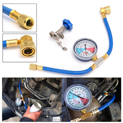 🔧🚗Hadica na plnenie chladivom R134a s manometrom