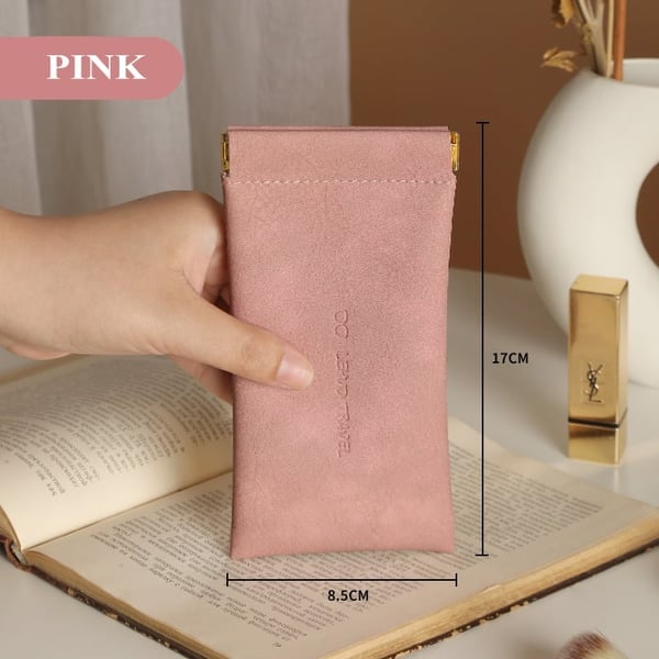 【🎁Druhý kus zadarmo】Snap Closure Leather Organizer Pouch