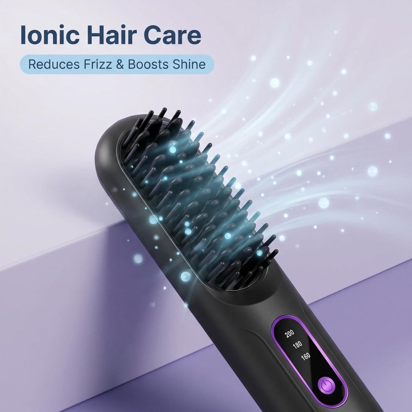 💇 Prenosný bezdrôtový hrebeň na vyrovnávanie vlasov – hladké vlasy za pár sekúnd! ✨