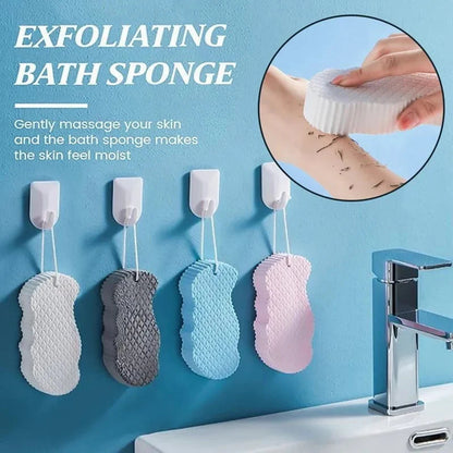 【🎁 Čím viac nakúpite, tým viac zliav získate】Super mäkká exfoliačná špongia do kúpeľa