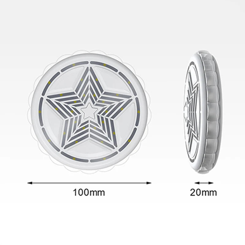 🧲Ambientné osvetlenie auta Magnetic Star｜Multirežimové osvetlenie｜Rýchle nabíjanie USB-C｜Hlasové ovládanie✨