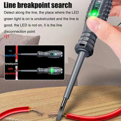 🔧 2-v-1 Detektor Elektriny – Bezpečnosť + Praktičnosť Pre Každý Dom! ⚡