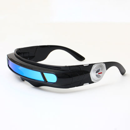 😎⚡ Asymetrické punkové slnečné okuliare – Retro Laser Eye štýl s UV400 ochranou! ✨