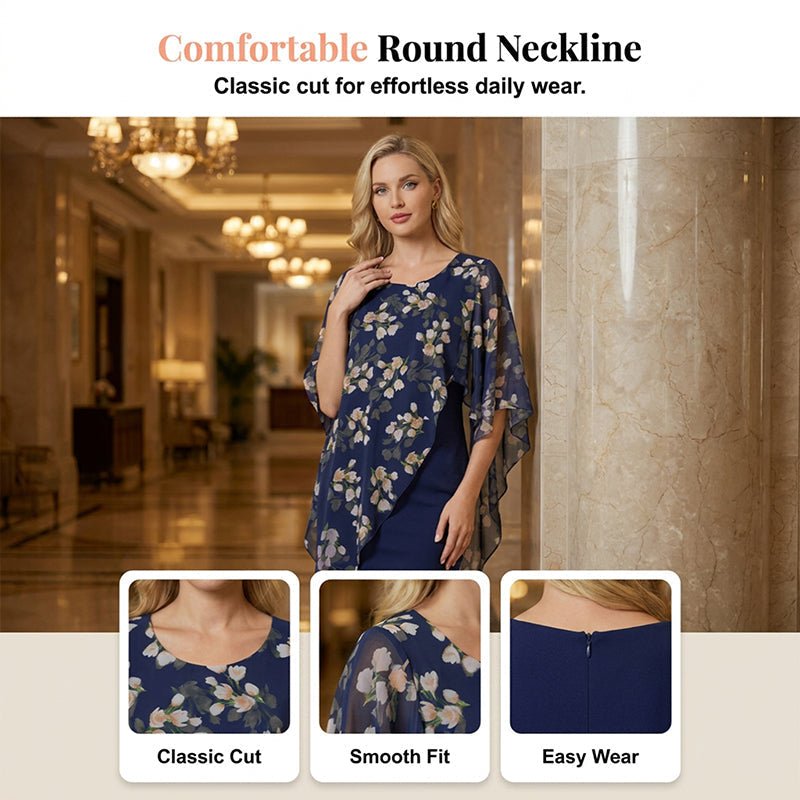 👗 TERAZ ZĽAVA 50%!🌸 Elegantná kvetinová dvojdielna súprava – blúzka a šaty – šik boho letný outfit ✨