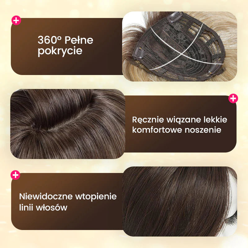 🌟 Vrchná vrstvená ofina pre ženy s rednúcimi vlasmi – rednosti, pridá objem a prirodzený vzhľad! 💫