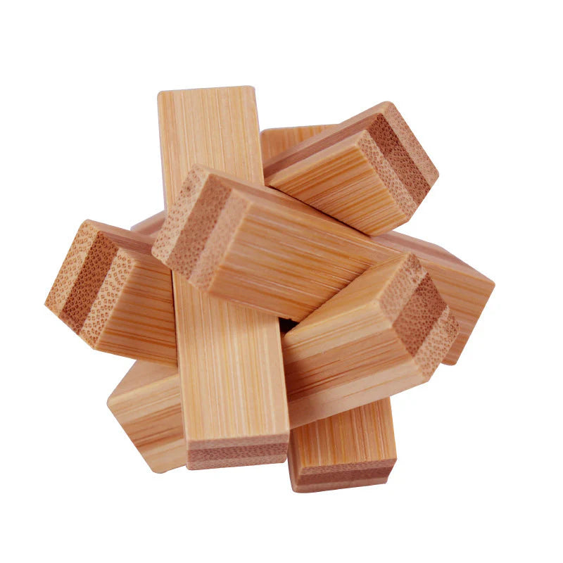 🧩Drevené logické puzzle Luban Lock – Odolné, vzdělávacie a zábavné pre všetky veky! 🪵