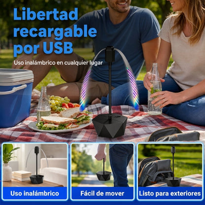 🦋 Prenosný odpudzovač múch s ventilátorom – čistý stôl bez hmyzu! ✨