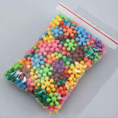 ❄️ 3D Stavebný Blok Snehovej Vločky – Kreativita + Vzdelávanie + Motorické Zručnosti! ✨