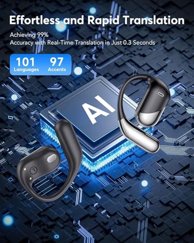 🎧 Bluetooth slúchadlá s prekladom 144 jazykov 2026 – hudba + hovory + AI preklad