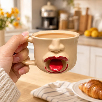 👅 Zábavný keramický hrnček s jazykom – smiech v každom dúšku! ✨