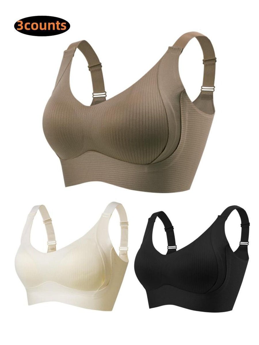 🔥👙Spevnite ovisnuté prsia bez kostíc – bezšvová push-up podprsenka. Na dobierku!