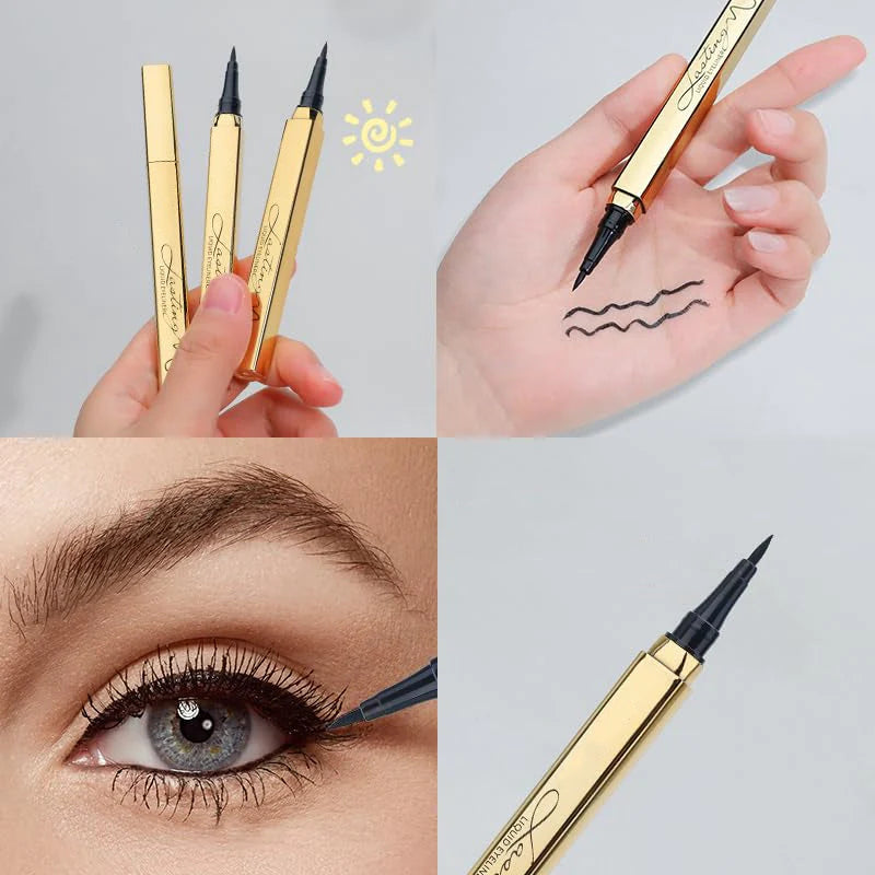 ✨ Dokonalá linka, Dlhotrvajúca, vodeodolná tekutá očná linka – bez rozmazania! 😍