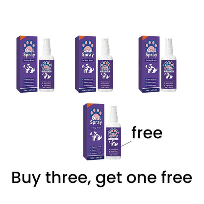 🎁1+1 ZADARMO (2 ks)✨Ústny sprej pre svieži dych u psov a mačiek