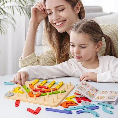 【🧩 Nechajte deti užívať si učenie hrou.】Montessori hádanky