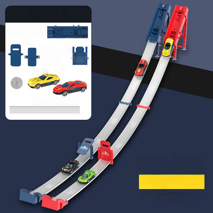 🚗 Detská súprava s dvojitým odpaľovačom – Bez batérií, s priateľskou súťažou!