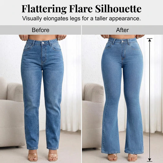 👖 Dámske džínsy s vysokým pásom a širokými nohavicami – pohodlie a štýl na každý deň! ✨
