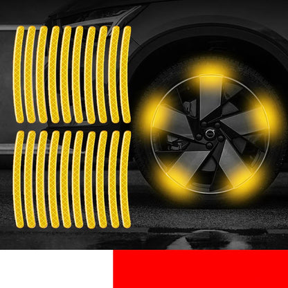 ✨ Reflexné nálepky na disky kolies – viditeľnosť a štýl aj v noci! 🚗