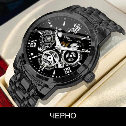 ⌚ Pánske Automatické Hodinky – Vodotesnosť + Elegancia! 💼
