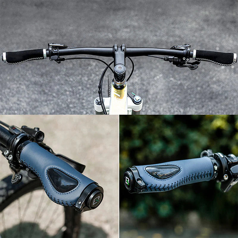 🖐️ Ergonomické rukoväte riadidiel s opierkou pre dlane – krídlový dizajn, dvojité zaistenie a tlmiaci TPR ✨