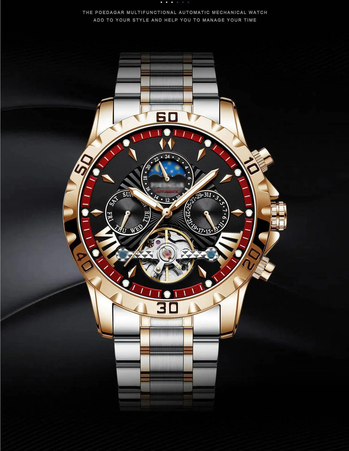 【⏰50% zľava po obmedzenú dobu】⌚Úplne nové švajčiarske vodotesné automatické mechanické hodinky