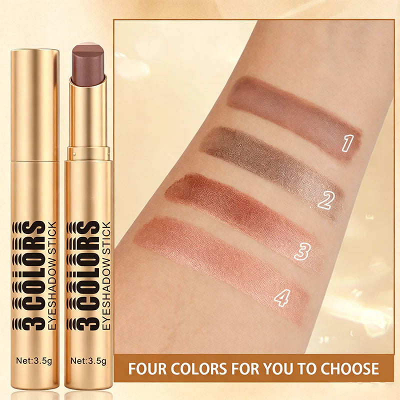 💄1+1 zadarmo 💥 3 v 1 očný tieň v tyčinke s farebným prechodom – nanáša sa jedným ťahom, je vodovzdorný a má zakrivenú špičku ✨