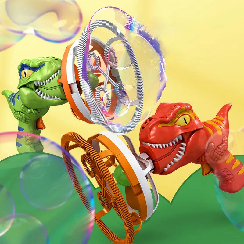 🎁✨ Elektrický reťazový stroj na fúkanie veľkých bublín – Neustále kúzlo, ohromujúci pohľad 🌿🦖