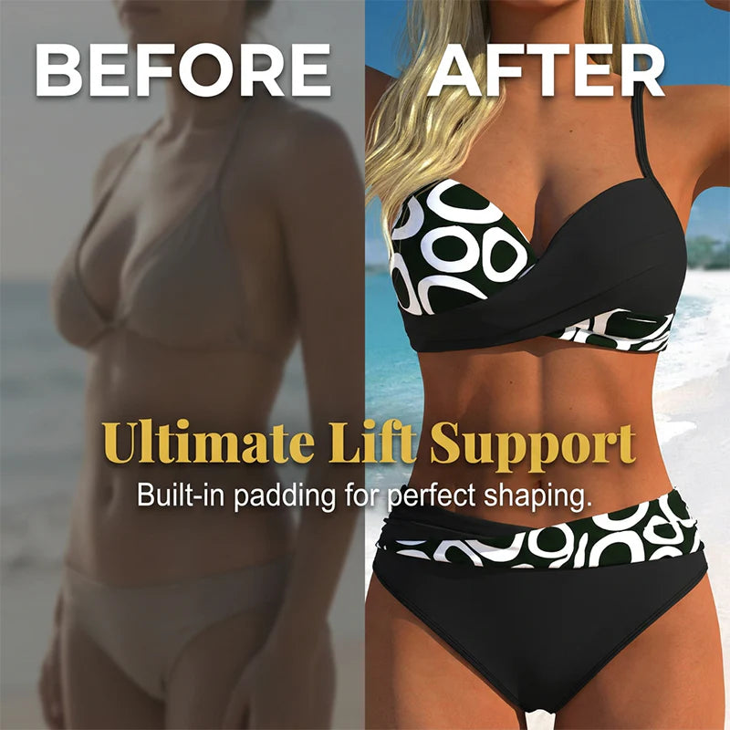 👙 50 % ZĽAVA NA OBMEDZENÚ DOBU! ✨ Dvojdielne dámske bikiny s push-up efektom