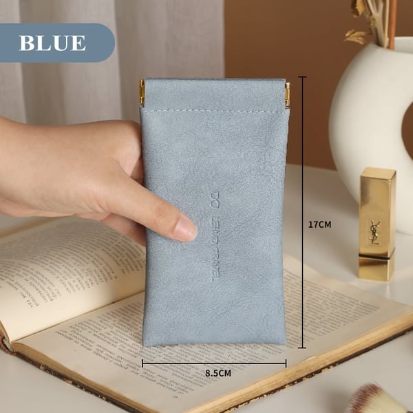 【🎁Druhý kus zadarmo】Snap Closure Leather Organizer Pouch