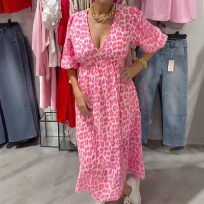 👗Šaty s výstrihom do V vo väčších veľkostiach