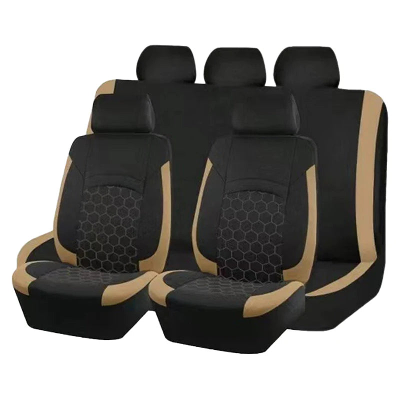 🚗Univerzálna sada 9 kusov poťahov na autosedačky pre 5-miestne modely🛡️
