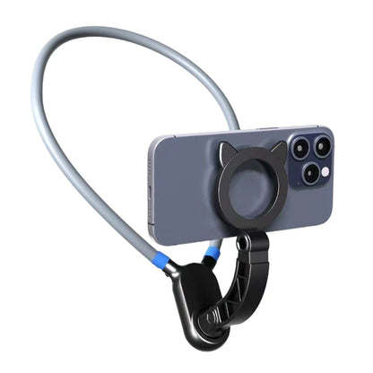 【🧲 Jednoducho a rýchlo zachyťte zábery z perspektívy prvej osoby!】Magnetický držiak na telefón na krk s funkciou handsfree