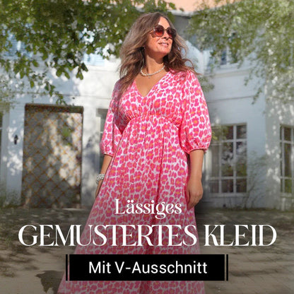 👗Šaty s výstrihom do V vo väčších veľkostiach