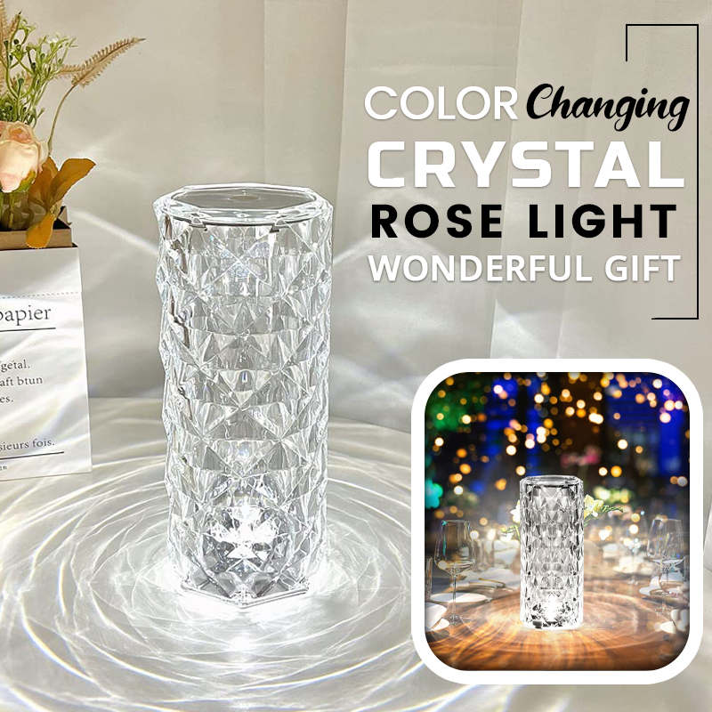 Dotyková lampa Rose Crystal