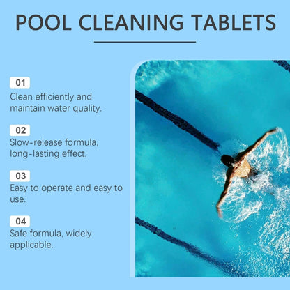 🏊‍♂️ Tablety na čistenie bazénu pre krištáľovo čistú vodu – nakvapkajte, nechajte rozpustiť a ponorte sa! 🌊✨