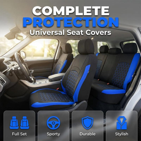 🚗Univerzálna sada 9 kusov poťahov na autosedačky pre 5-miestne modely🛡️