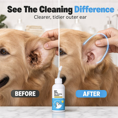 🌿 Bylinkový prípravok na umývanie uší pre psov a mačky – svieža hygiena! ✨