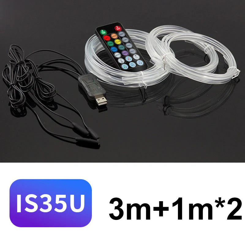 LED pásik na vytvorenie atmosféry v aute
