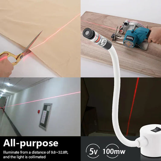 ✂️ Laserový Nástroj Na Šitie – Presnosť + Flexibilita Pre Šijacie Stroje! 🧵