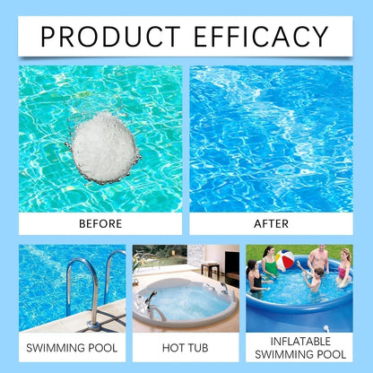 🏊‍♂️ Tablety na čistenie bazénu pre krištáľovo čistú vodu – nakvapkajte, nechajte rozpustiť a ponorte sa! 🌊✨
