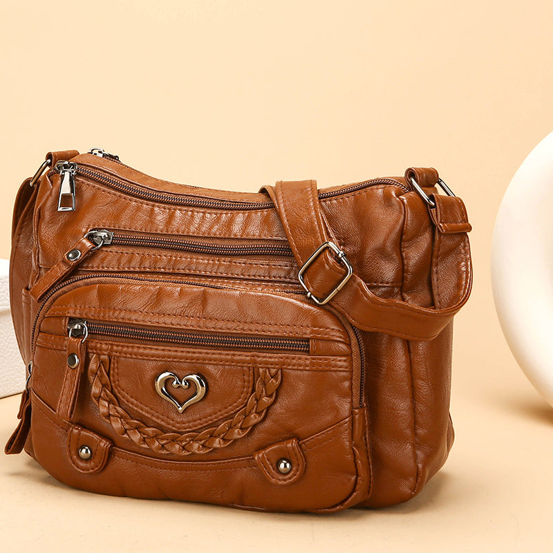 👜✨ Dámska crossbody taška s viacerými vreckami – štýl a poriadok v jednom!