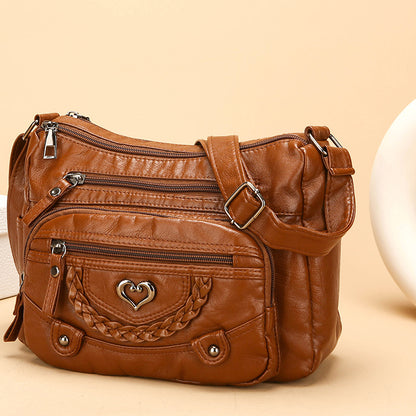 👜✨ Dámska crossbody taška s viacerými vreckami – štýl a poriadok v jednom!