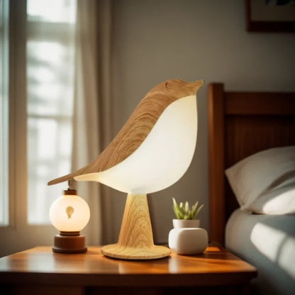 🐦 Nočná Lampa BirdZen – Relaxácia + Elegancia + Bezdrôtové Používanie!