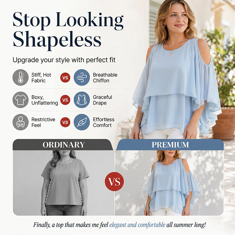 🌟 Elegantný top s volánikmi a odhalenými ramenami – letný must-have! 👗