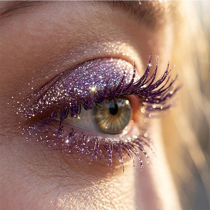✨ Iskrivá vodoodolná riasenka s glitterom – tvoje oči budú žiarivo hviezdiť celý deň aj večer! 💫🔥