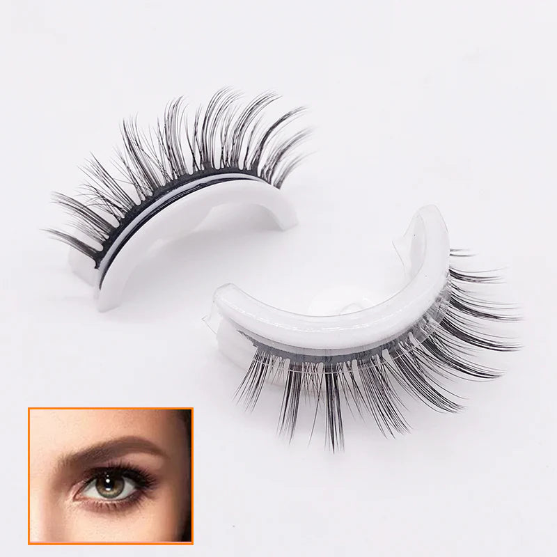 👀 Samopriležne Trepalnice – Brez Lepila, Vodoodporne & Ponovno Upotrebne!✨