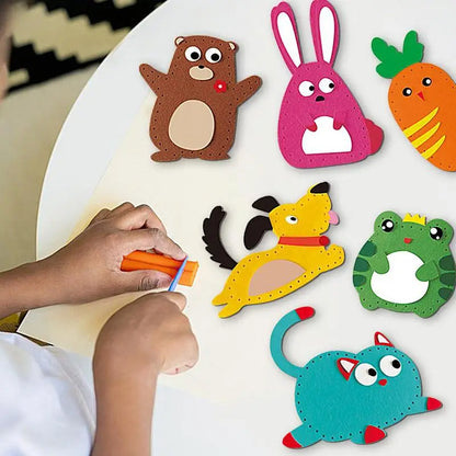 🎨 Detská DIY šijacia sada – Bezpečná, kreatívna, pre rozvoj malých majstrov!